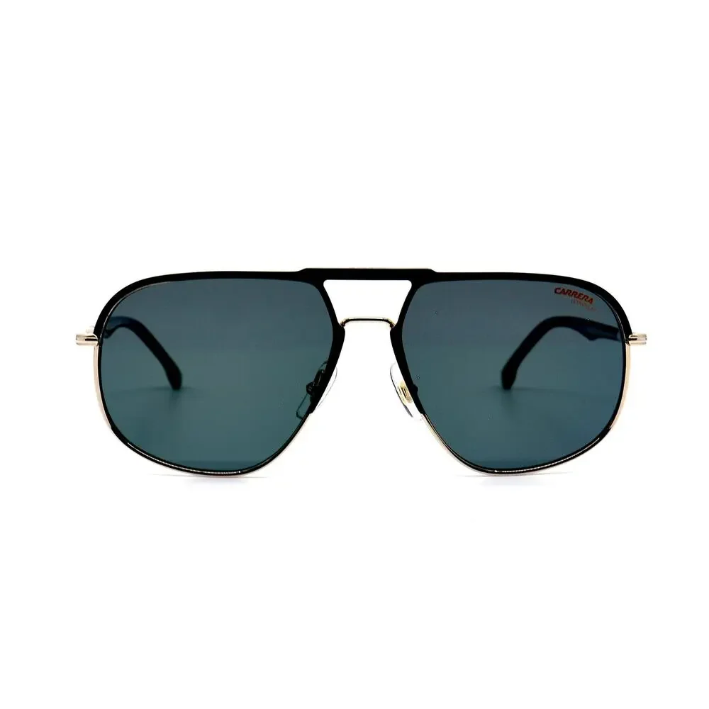 NEW CARRERA 1051318/S 2M2 BLACK GOLD GREY POLARIZED AUTHENTIC SUNGLASSES - Picture 2 of 12